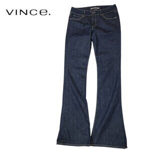 Vince Bootcut Jeans Size 29 Dark Wash Stretch Denim Made in USA